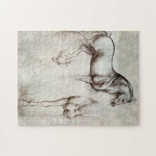 Da Vinci Horse Puzzle Legpuzzel (Horizontaal)
