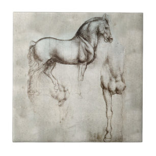 Da Vinci Horse Tile Tegeltje