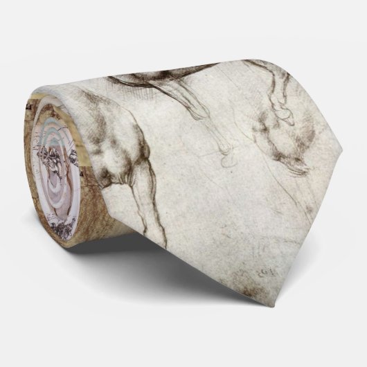 Da Vinci Horses Stropdas (Opgerold)