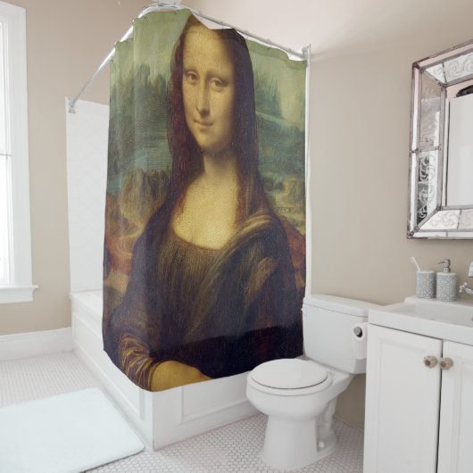 Da Vinci is de Mona Lisa Douchegordijn (In situ)