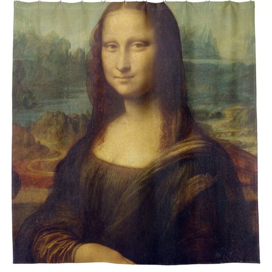 Da Vinci is de Mona Lisa Douchegordijn (Voorkant)