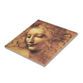 Da Vinci La Scapigliata Tile Tegeltje (Zijkant)