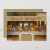 Da Vinci Laatste Avondmaal Fijne Kunst Klassieker Kaart (Voorkant / Achterkant)