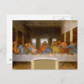 Da Vinci Laatste Avondmaal Fine Art Classic Briefkaart (Voorkant / Achterkant)