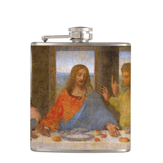 Da Vinci Laatste Avondmaal Fine Art Classic Heupfles (Voorkant)