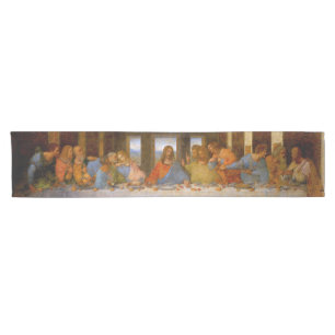 Da Vinci Laatste Avondmaal Fine Art Classic Korte Tafelloper