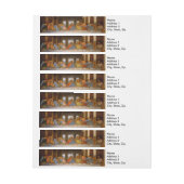Da Vinci Laatste Avondmaal Fine Art Classic Omwikkelbaar Adreslabel (Vel)