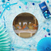 Da Vinci Laatste Avondmaal Fine Art Classic Papieren Bordje (Feest)