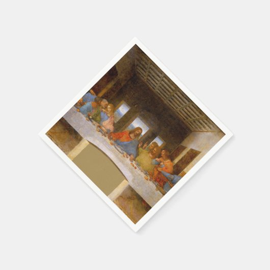 Da Vinci Laatste Avondmaal Fine Art Classic Servetten (Hoek)