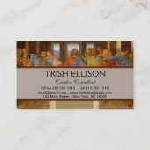 Da Vinci Laatste Avondmaal Fine Art Classic Visitekaartje (Achterkant)