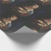 DA VINCI LADY MET EEN ERMINE WRAPPINGPAPIER CADEAUPAPIER (Hoek)