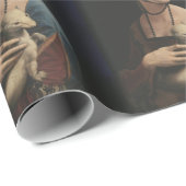 DA VINCI LADY MET EEN ERMINE WRAPPINGPAPIER CADEAUPAPIER (Rol Hoek)