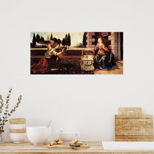 Da Vinci, Leonardo - De aankondiging Poster (Keuken)