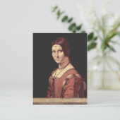 Da Vinci Leonardo - La belle ferronnière Briefkaart (Staand voorkant)