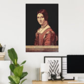 Da Vinci Leonardo - La belle ferronnière Poster (Thuiskantoor)