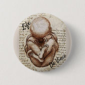 Da Vinci Life Ronde Button 5,7 Cm (Voorkant)