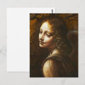 Da Vinci-maagd van het Briefkaart Rocks Angel (Voorkant / Achterkant)
