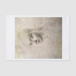 Da vinci meisje onderaan ontkoppeling tissuepapier