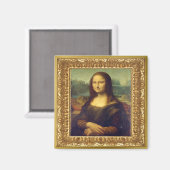 Da Vinci Mona Lisa Masterpiece Magnet (Voorkant / Achterkant)