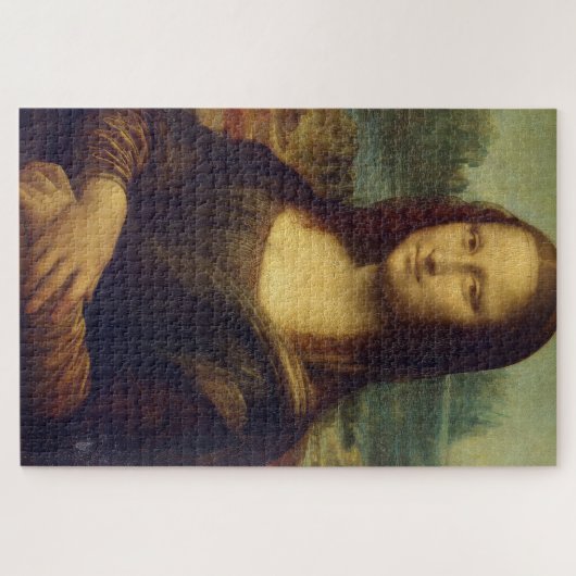 Da Vinci // Mona Lisa Puzzle Legpuzzel (Horizontaal)