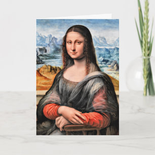 Da Vinci - Mona Lisa, wereldberoemd schilderij Kaart