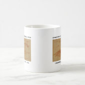 Da Vinci-ontwerp voor een vliegmachine Koffiemok (Center)