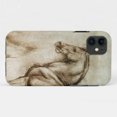 Da Vinci Paard Studie iPhone Hoesje (Achterkant (horizontaal))