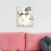 Da Vinci Paard Studie Renaissance Schets Schets Sc Canvas Afdruk (Insitu (Woonkamer))