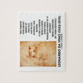 Da Vinci Painter Practice Eye Reason Mirror Quote Legpuzzel (Verticaal)