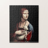 Da Vinci - Portret van een dame met Ermine Legpuzzel (Verticaal)