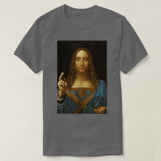Da Vinci Salvator Mundi T-shirt (Design voorkant)