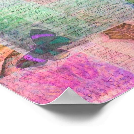 Da Vinci Vegetarian quote Poster (Hoek)