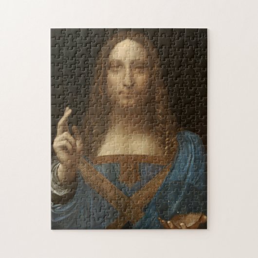 Da Vinci, Verlosser van de wereld, Salvator Mundi Legpuzzel (Verticaal)
