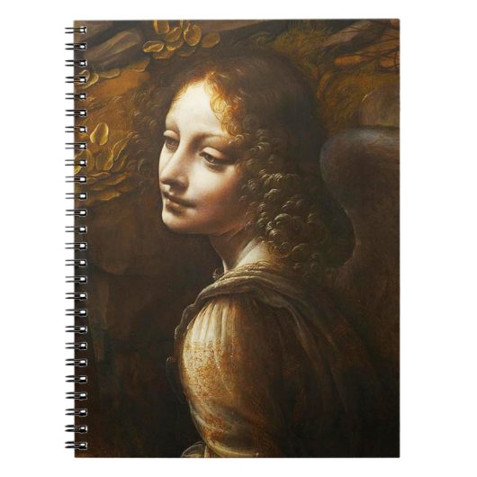 Da Vinci Virgin van de Rocks Angel-laptop Notitieboek (Voorkant)