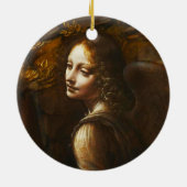 Da Vinci Virgin van de Rocks Angel Ornament (Achterkant)