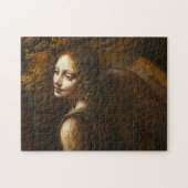 Da Vinci Virgin van de Rocks Angel Puzzle Legpuzzel (Horizontaal)