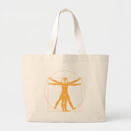 Da Vinci Vitruvian Man Canvas tas (Voorkant)