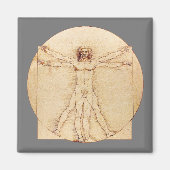 Da Vinci Vitruvian Man Magneet (Voorkant)