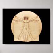 Da Vinci Vitruvian Man Poster (Voorkant)