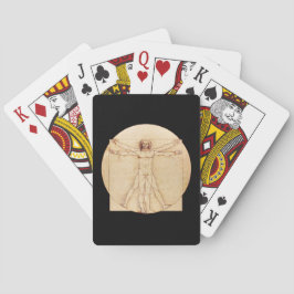 Da Vinci Vitruvian Man Speelkaarten