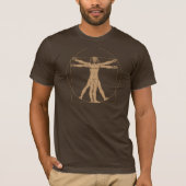 Da Vinci Vitruvian Man T-shirt (Voorkant)