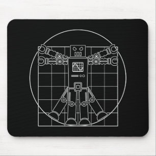 Da Vinci Vitruvian Robot Muismat