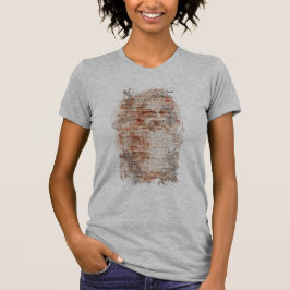 Da Vinci Zelfportret Straatkunst T-shirt