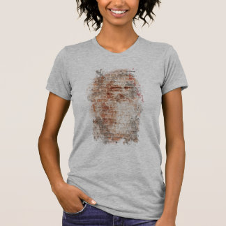 Da Vinci Zelfportret Straatkunst T-shirt