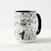 Da Vinci's anatomiehandboek Mok (Voorkant rechts)