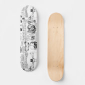 Da Vinci's anatomiehandboek Persoonlijk Skateboard (Voorkant)