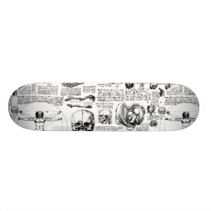 Da Vinci's anatomiehandboek Persoonlijk Skateboard