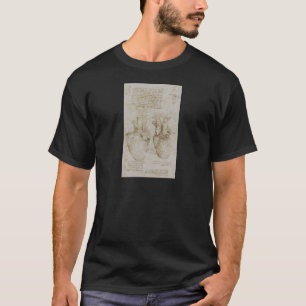 Da Vinci's anatomieketches voor het menselijk hart T-shirt