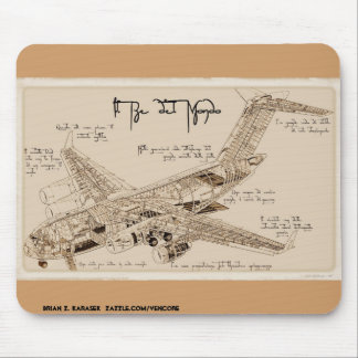 Da Vinci's C-17 Globemaster Mousepad Muismat
