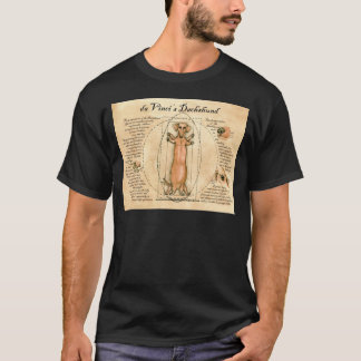 da Vinci's Dachshund T-shirt
